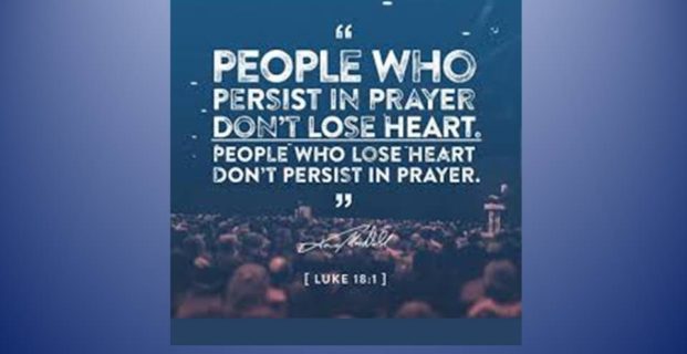 Don’t lose heart!