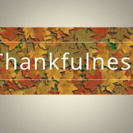 Thankfulness