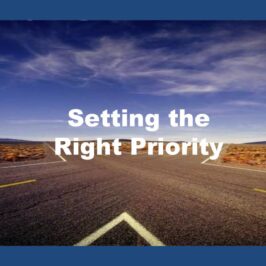 Setting the Right Priority