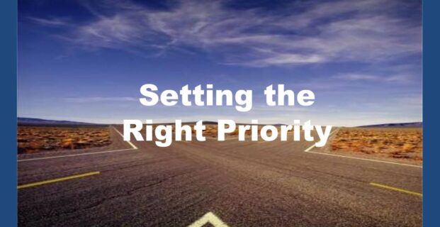 Setting the Right Priority